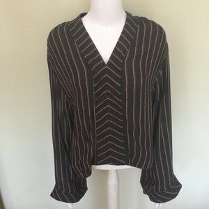 Anthropologie bell sleeve top